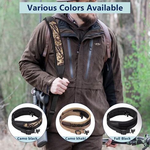 EZshoot Two Point Sling with Swivels, Comfortable Neoprene Padded, Length Adjustable Shoulder Strap for Outdoors in Saudi Arabia