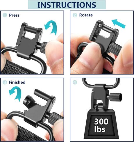 EZshoot Two Point Sling with Swivels, Comfortable Neoprene Padded, Length Adjustable Shoulder Strap for Outdoors in Saudi Arabia