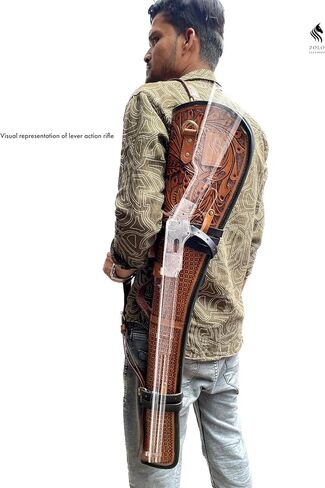 33 Inch Rifle Case Soft Shotgun Cases - Genuine Leather Rifle & Shotgun Cases Hunting Accessories Handmade Gun Case Sleeve Bag Holster Scabbard Hunting Case - 16 to 24 inch Barrel Length in Kuwait