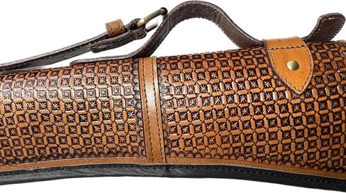 33 Inch Rifle Case Soft Shotgun Cases - Genuine Leather Rifle & Shotgun Cases Hunting Accessories Handmade Gun Case Sleeve Bag Holster Scabbard Hunting Case - 16 to 24 inch Barrel Length in Kuwait
