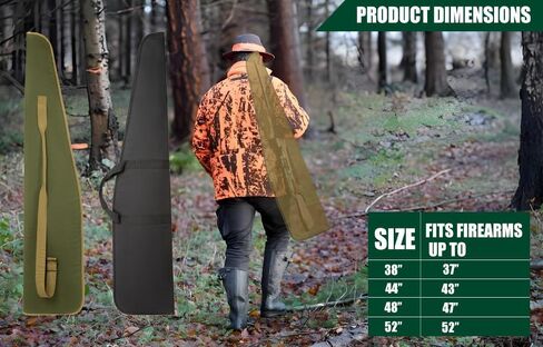 حافظات بندقية ناعمة حقيبة بندقية بندقية ناعمة حقيبة بندقية حقيبة طويلة جيوب بسحاب حقيبة نقل تكتيكية كلاسيكية حزام كتف قابل للتعديل مقاومة للماء نطاق الرماية والصيد in Kuwait