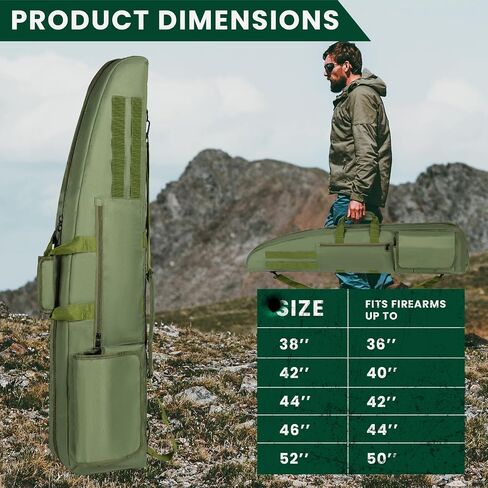 Soft Case 38" 42" 46" 52" Bag with Padded Handle - Adjustable Sling, Multiple Pouches Outdoor Gear Storage Bags in Saudi Arabia