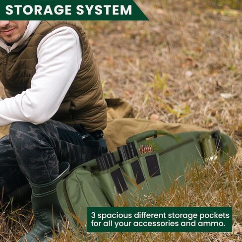 Soft Case 38" 42" 46" 52" Bag with Padded Handle - Adjustable Sling, Multiple Pouches Outdoor Gear Storage Bags in Saudi Arabia