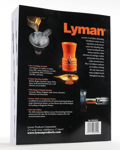 Lyman 51st Reloading Handbook-Softcover in Saudi Arabia