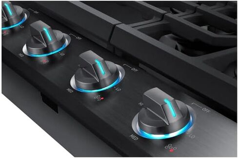 SAMSUNG NA36N6555TG / NA36N6555TG/AA / NA36N6555TG/AA 36 inch Black Stainless 5 Burner Gas Cooktop in Saudi Arabia