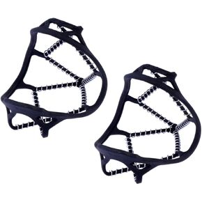PartyKindom Slip Ice Route Camping Shoe Covers Non-Slip Crampons for Snow Boots Ice Fishing in Saudi Arabia