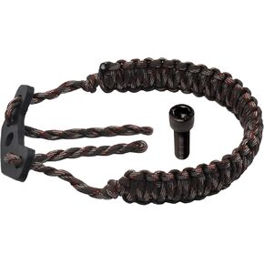250 Paracord Bow Archery Wrist Sling - Multi Functional Survival Compound Wrist Sling for Hunting & Shooting - No Stabilizer Needed-Successive Length 20 Feet in Kuwait