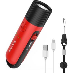 125dB Rechargeable Bear Horn,IPX4 Waterproof & LED Flashlight Bear Deterrent Device for Hiking, Camping, Outdoor Survival,Red in Saudi Arabia