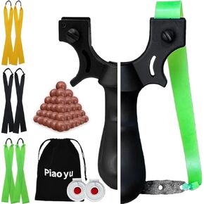 مجموعة مقلاع الراتنج من بياويو، لقطة حبال بشريط مطاطي مسطح للبالغين، مقلاع الرماية لممارسة المقلاع، الترفيه اليومي، أدوات رائعة في الهواء الطلق in Kuwait