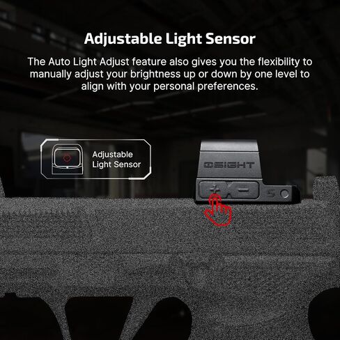 OSIGHT S مشهد مغلق صغير متعدد الشبيكات مع غطاء شحن، 2 نقطة MOA و 32 دائرة MOA لبصمة RMSc، مشاهد انعكاسية متينة خالية من المنظر (نقطة حمراء) in Kuwait