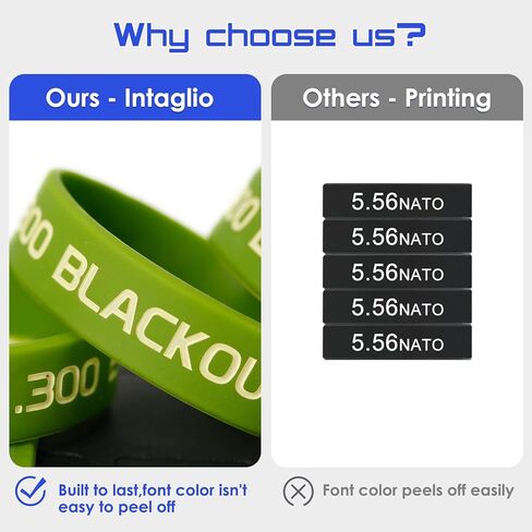 Aolamegs 300 Blackout Magazine Marking Band 6 Pack in Saudi Arabia