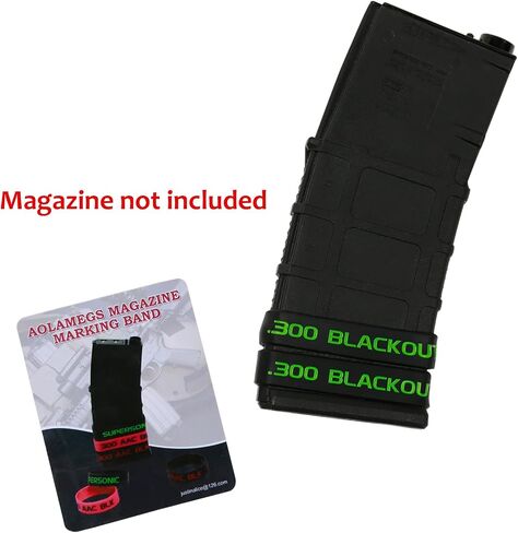 Aolamegs 300 Blackout Magazine Marking Band 6 Pack in Saudi Arabia