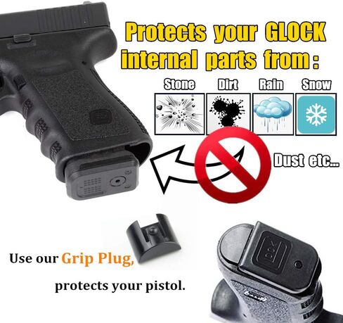 Grip Frame Insert Plug for Gen 1-5 Glock 17 18 19 20 21 22 23 24 25 31 32 34 35 43X 48 in Kuwait