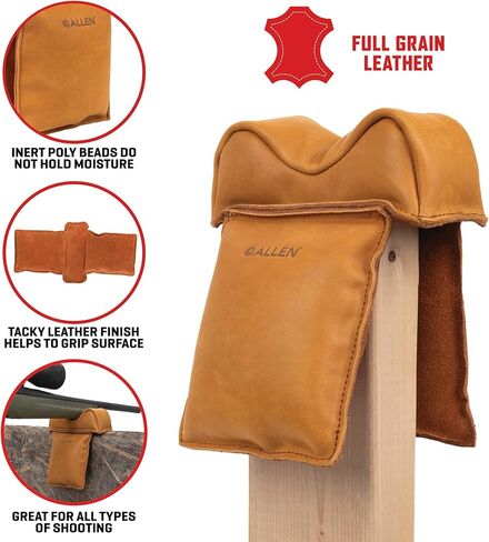 مسند إطلاق نار مملوء بالجلود من شركة Allen Company Boulder، بني فاتح in Kuwait