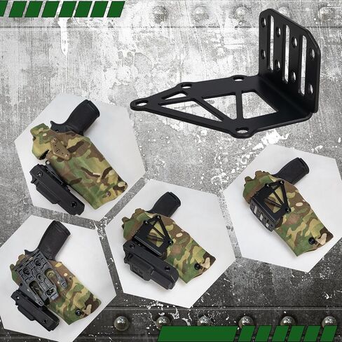 Tourniquet Holder for Gun Holster, Tactical Tourniquet Holder Adapter Mount, Police Gear Accessories with QLS Kit for 3-Hole Holster in Saudi Arabia
