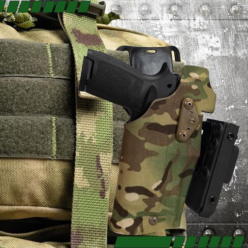 Tourniquet Holder for Gun Holster, Tactical Tourniquet Holder Adapter Mount, Police Gear Accessories with QLS Kit for 3-Hole Holster in Saudi Arabia