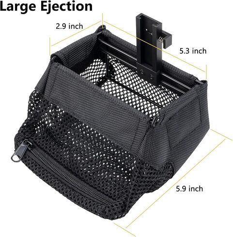 CVLIFE Thickened Brass Catcher, Heat Resistant Nylon, Quick Release. | Zipper Bottom Design,Easy to Attach, Customizable Settings, Unrestricted Ejection Space, Come with Extra Picatinny Mount. in Kuwait