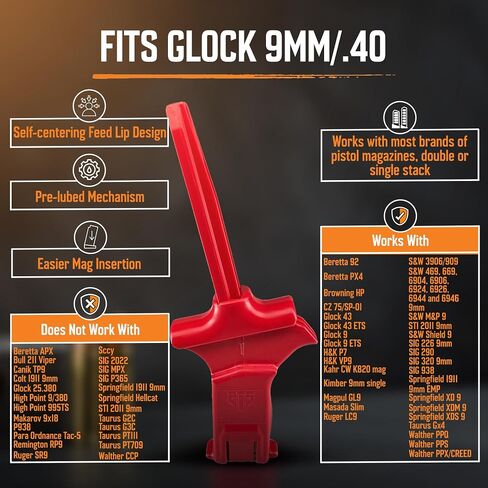 محمل السرعة ETS لمجلات Glock 9 مم 40 SW والمزيد CAM Gen II in Kuwait