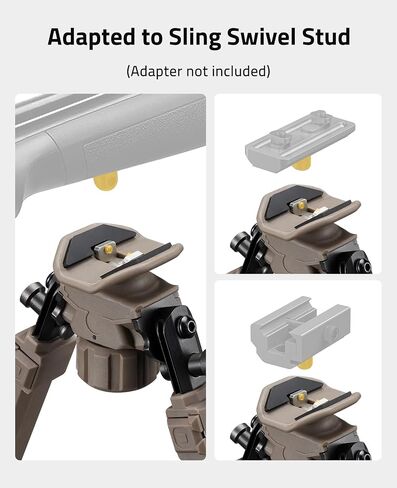 CVLIFE Sling Stud Bipod Sling Mounting Bipod Made of Lightweight High-Strength Polymer in Saudi Arabia