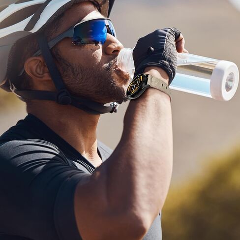 سوار نايلون مقاوم للاهتراء 18 مم متوافق مع Garmin Venu 3S/2S/Vivoactive 4S/Vivomove 3S، سوار معصم من النايلون المتين سريع الفك لـ Forerunner 265S/255S/Fossil Women's Gen 6/5E 42 مم in Kuwait