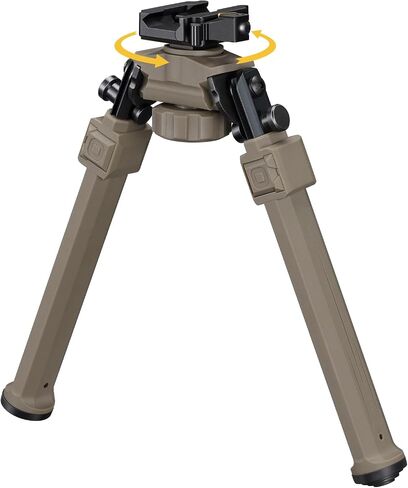 CVLIFE Rifle Bipod سريع التحرير Picatinny Bipod للبندقية 360 درجة دوارة ورأس قابل للإمالة ارتفاع قابل للتعديل وأرجل قابلة للطي للرماية والصيد in Saudi Arabia