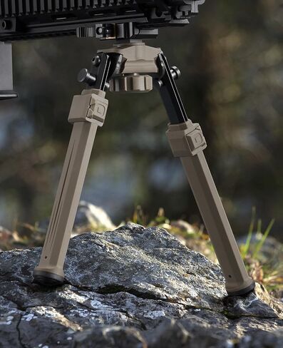 CVLIFE Rifle Bipod سريع التحرير Picatinny Bipod للبندقية 360 درجة دوارة ورأس قابل للإمالة ارتفاع قابل للتعديل وأرجل قابلة للطي للرماية والصيد in Saudi Arabia