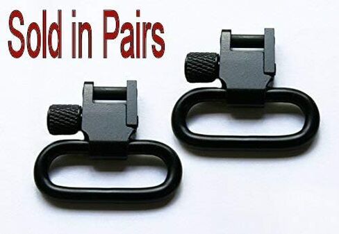 Pair of 1 Inch Tri-Lock Gun Sling Swivels All Metal (Three Color Options) in Saudi Arabia