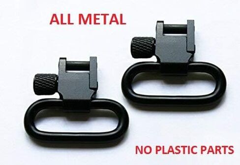 Pair of 1 Inch Tri-Lock Gun Sling Swivels All Metal (Three Color Options) in Saudi Arabia