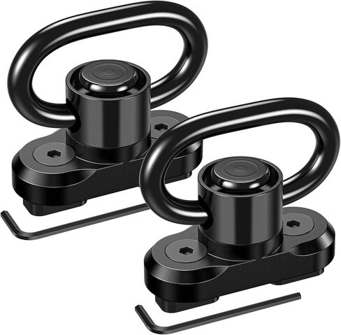 CVLIFE Sling Swivel Mount for Two Point Sling, 1.25 in Swivels Mounts | 1.25 in Sling Swivels and Sling Mount for Two Point Sling, Heavy-duty Metal Steel, Fit for Multiple Setups in Saudi Arabia