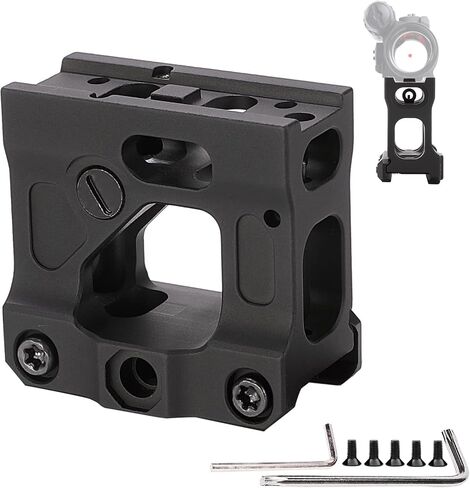 Phoking Red Dot Riser Mount Picatinny Riser Mounts لـ T1 T2 H1 H2 البصر البصري يقبل جميع بصريات البصمة in Kuwait