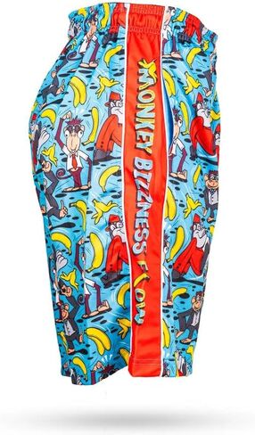 Flow Society Teal Monkey Suit Boys Lacrosse Shorts | Boys LAX Shorts | Lacrosse Shorts for Boys | Kids Athletic Shorts in Saudi Arabia