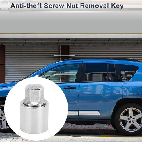 Wheel Lock Lugnut for Jeep Compass #804 Anti-Theft Screw Nut Removal Key Socket 1pc in Kuwait