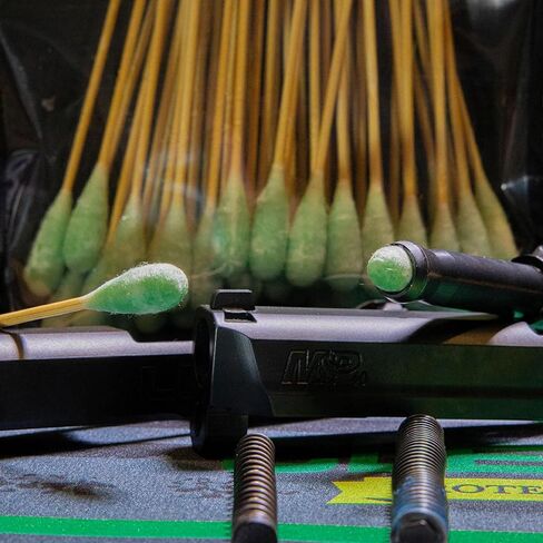 Clenzoil Field & Range Bore Stix | Pre-Saturated Gun Cleaning Cotton Swabs | Caliber Specific Gun Barrel Swabs for Pistols in Saudi Arabia