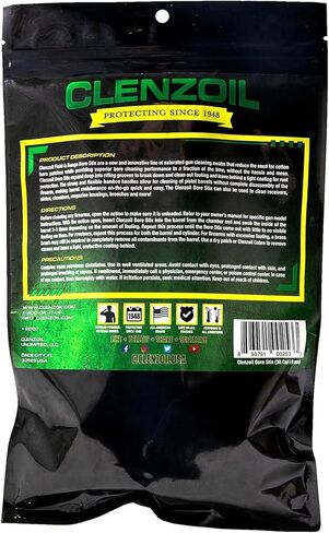 Clenzoil Field & Range Bore Stix | Pre-Saturated Gun Cleaning Cotton Swabs | Caliber Specific Gun Barrel Swabs for Pistols in Saudi Arabia