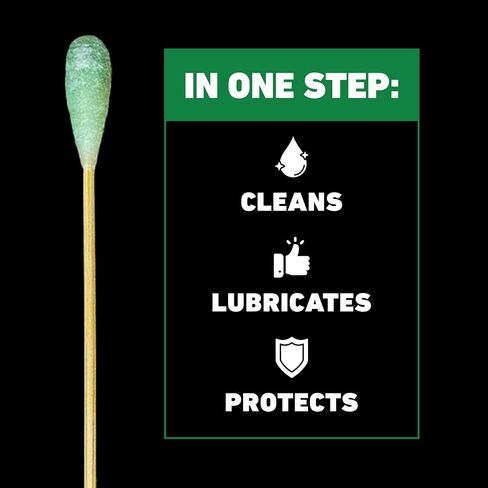 Clenzoil Field & Range Bore Stix | Pre-Saturated Gun Cleaning Cotton Swabs | Caliber Specific Gun Barrel Swabs for Pistols in Saudi Arabia