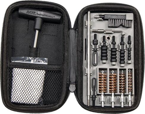 Smith & Wesson Compact Cleaning Kit, Compatible with Rifles, Pistols, and Handguns, for Cleaning, Maintenance, and Gunsmithing in Saudi Arabia