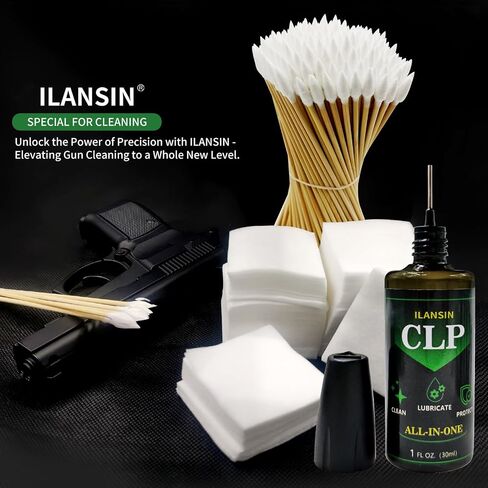 1700PCS gun cleaning supplies—1500PCS Gun Cleaning Patches +200PCS Gun Cleaning swabs,2"x2"Lint Free Gun Cleaning Rags,6"Long Cotton swabs for 9mm and All Caliber of Firearms.Gun Cleaning Kit in Kuwait