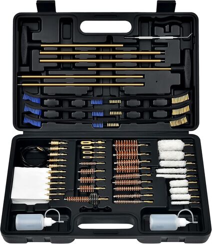 GLORYFIRE Elite Gun Cleaning Kit Universal Gun Cleaner for Shotgun, Pistol,with Lightweight Carrying Case, Reinforced and Lengthened Rods and Steel Wire, High-end Double Head Brushes in Saudi Arabia