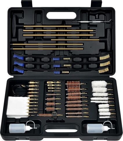 GLORYFIRE Elite Gun Cleaning Kit Universal Gun Cleaner for Shotgun, Pistol,with Lightweight Carrying Case, Reinforced and Lengthened Rods and Steel Wire, High-end Double Head Brushes in Saudi Arabia