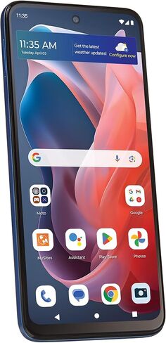 Tracfone Motorola Moto g Play 2024 [Activation Promotion] Locked to Tracfone, 64GB, Includes 1500Min/1500Txt/1500MB, 365 Days Service Plan, 6.5" 90Hz Display, 50MP Camera, Storage 4GB RAM in Saudi Arabia