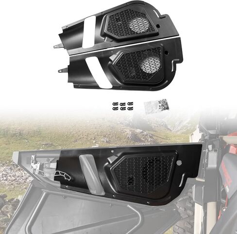 A & UTV PRO Front Dash Speaker Pods, 6.5 inch Speaker Enclosure Panels for 2017-2023 Can Am Maverick X3 / X3 Max Stereo System in Saudi Arabia
