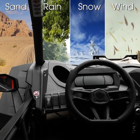 A & UTV PRO Front Dash Speaker Pods, 6.5 inch Speaker Enclosure Panels for 2017-2023 Can Am Maverick X3 / X3 Max Stereo System in Kuwait