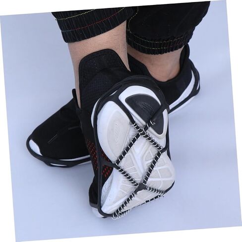يغطي حذاء التخييم PartyKindom Slip Ice Route أغطية أحذية غير قابلة للانزلاق لأحذية الثلج وصيد الأسماك في الجليد in Saudi Arabia