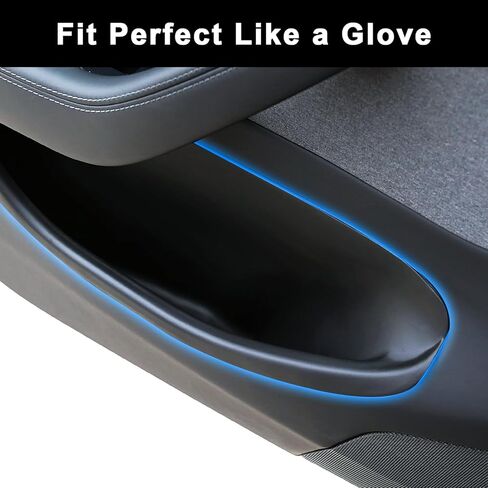 منظم تخزين مخفي الباب المدمج في Tesla Model Y Juniper 2026 ، صندوق القمامة في المقعد الأمامي مع غطاء مفتوح للدفع ، وملحقات ABS ABS المميزة للماء in Kuwait