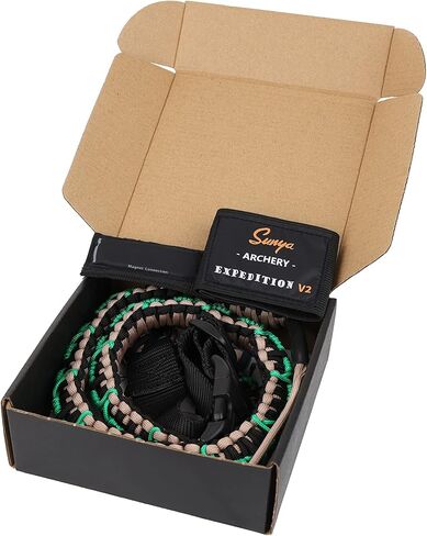 حمالة القوس المركبة من SUNYA مع نظام اتصال مغناطيسي مطور V2. حمالة كتف خفيفة الوزن بدون استخدام اليدين لصيد القوس والرماية الميدانية وثلاثية الأبعاد in Kuwait