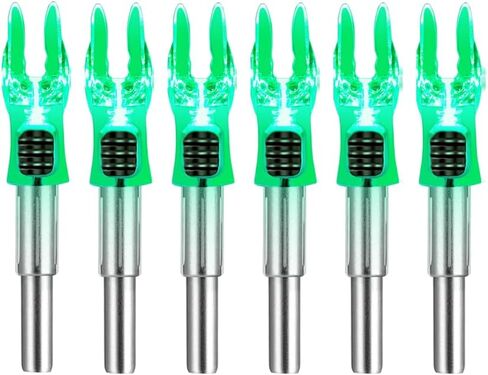 DEEPOWER S Lighted Nocks for Arrows .244/6.2mm 6/12 Pack Lighted Arrow Nocks for Archery Hunting in Kuwait