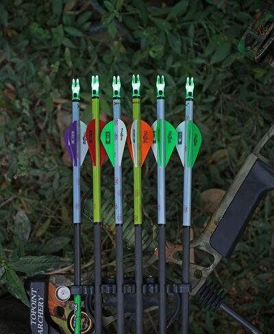 DEEPOWER S Lighted Nocks for Arrows .244/6.2mm 6/12 Pack Lighted Arrow Nocks for Archery Hunting in Kuwait