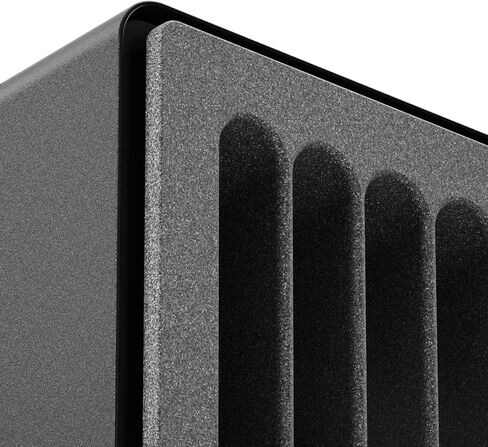 HAVN BF 360 Flow High Airflow ATX Mid Tower PC Case، إطار فولاذي SGCC شبه مفتوح، إدارة كابلات بسيطة، مروحة 2X 180 مم، مروحة 1x 140 مم، حوامل مشعاع 360 مم، لوحات مغناطيسية - أسود in Kuwait