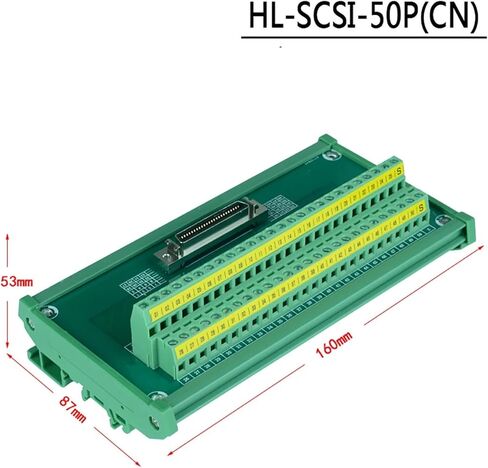 HL-SCSI-50P SCSI50 50pin محطات التتابع لوح مهايئ لـ سيرفو CN1 ASD-BM-50A A2/AB (كابل SCSI50P 2 متر) in Saudi Arabia