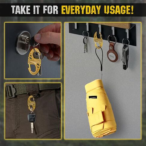 12 Pack 2" Carabiner Clip,Dual Opening Spring Clips for Backpacks Outdoor Sports in Saudi Arabia
